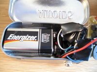 Altoids headphone amp build pics